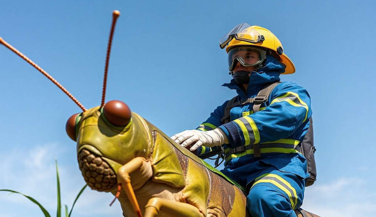 Hasiči na gigantických kobylkách nebo sběratelské figurky strážníků. Brno bylo plné aprílových žertů