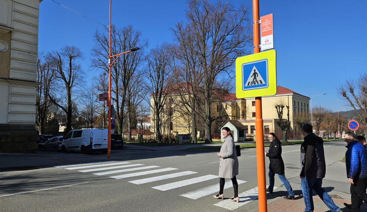 Boskovice mají další bezpečný přechod. Chodci tak budou kvalitně osvětleni