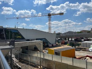 Rekonstrukce nádraží v Králově Poli postoupila. Lidé využijí nová nástupiště