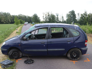 Řidiči na Znojemsku skočil za krk rozdováděný pes. V úleku havaroval