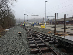 Nádraží v Zastávce u Brna bylo slavnostně otevřeno. Z běžného vlaku lze přímo přestoupit na muzejní dráhu