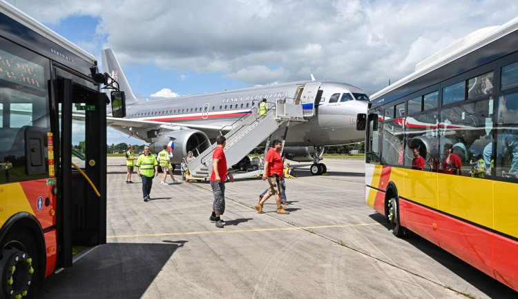 Na hradecké letiště přiletí legendární Airbus A319CJ. Vrací se přesně po roce