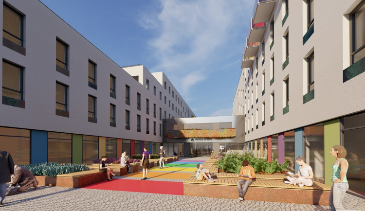 Ostravská univerzita začíná stavět nové koleje, ubytují přes 600 studujících