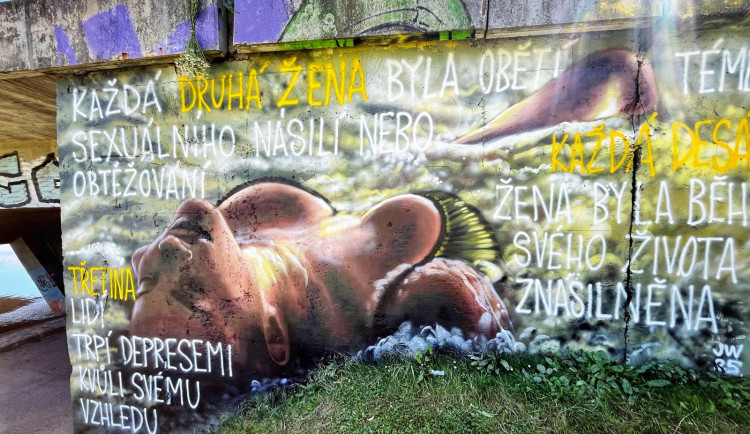 ANKETA: Hradecká malba prsatice nevydržela. Někdo jí popsal fakty o sexuálním násilí