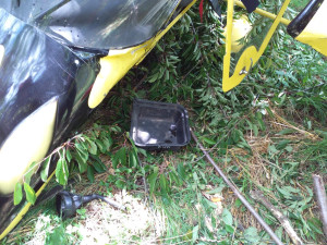 Na Boskovicku se z nebe zřítil ultralight, pilot nehodu přežil bez zranění