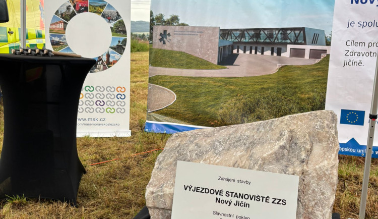 V Novém Jičíně začala stavba nové výjezdní základny. Hotová bude v lednu 2027