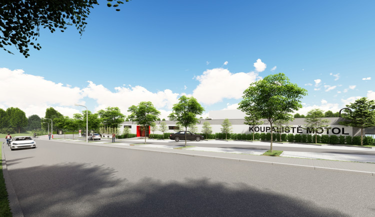 Na koupališti Motol vyroste nové zázemí. V plánu je celoroční provoz i sauny