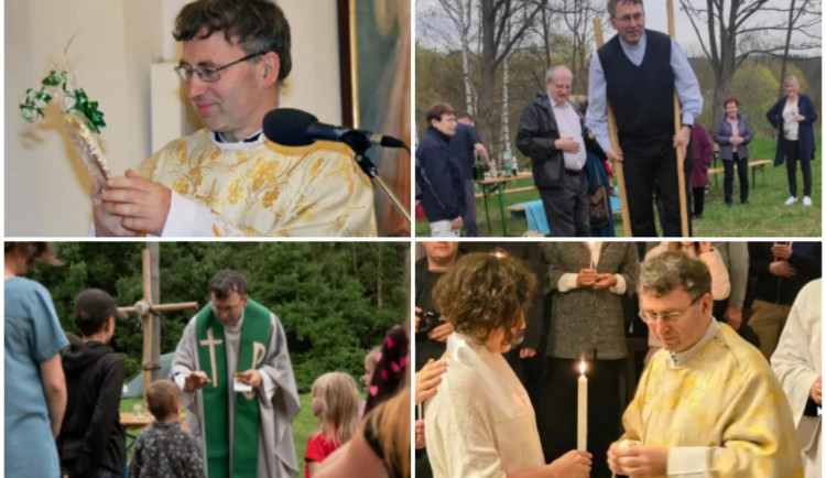 Na rozloučenou. V Třebíči končí kněz, vděční farníci se mu skládají na nové auto