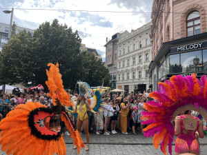 VIDEO: Ulicemi Brna se prohnal karnevalový průvod. Přenesl místní do exotické Brazílie