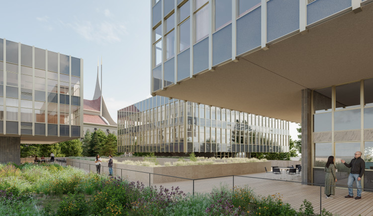 VIZUALIZACE: Pragerovy kostky opraví Praha za 1,4 miliardy. Terasu v areálu zpřístupní