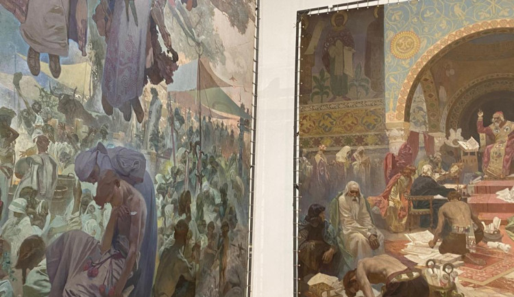 Mucha zůstane na jihu Moravy dalších pět let. Praha propůjčila Slovanskou epopej