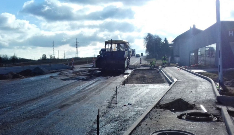 MAPA: V Havlíčkově Brodě začala oprava komunikací poničených při stavbě obchvatu