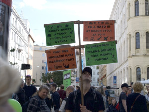 FOTO: Volby na obzoru. Do Brna ve stejný den zavítali Petr Fiala i Andrej Babiš