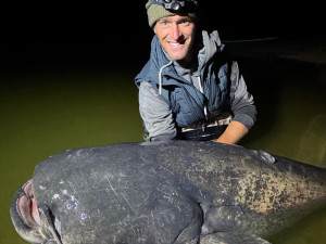 Rybář Vágner ulovil na Vranově dalšího macka, tentokrát měří hned 255 centimetrů