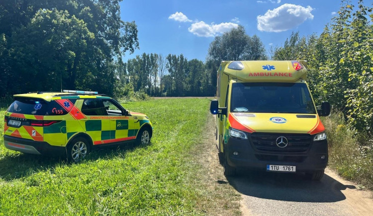 Sběr ovoce dál přidělává práci záchranářům. Během neděle řešili dva pády ze žebříku