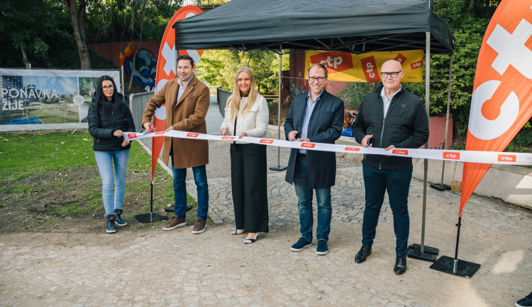 Cyklostezka, která propojuje Ponávku a Vlněnu, je oficiálně dokončena