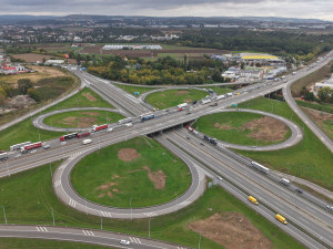 Začíná přestavba klíčové křižovatky D1 a D2 v Brně. Řidiči se musí obrnit trpělivostí
