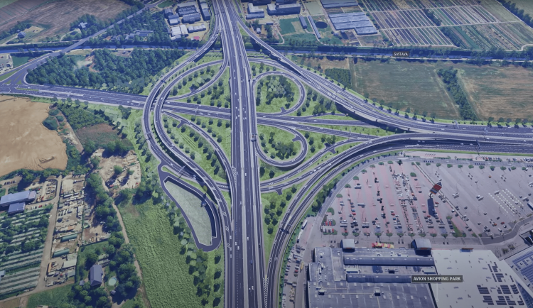 Vizualizace křižovatky