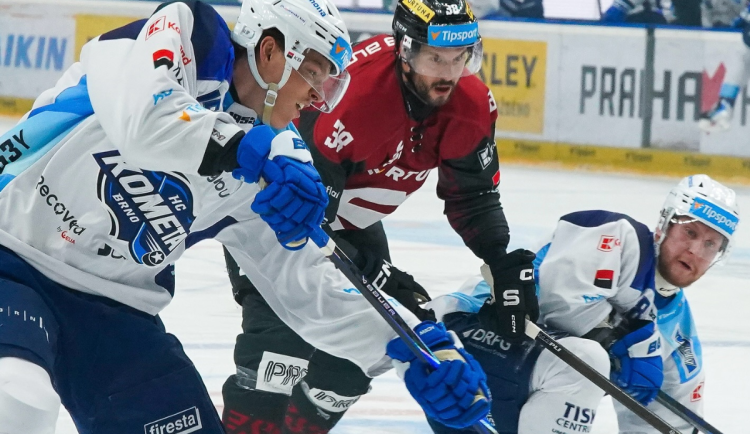 Sparta má podruhé za sebou všechny body, porazila úřadujícího mistra Brno 4:1