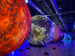 FOTOGALERIE: Prohlédněte si vesmír na výstavišti, láká Czech Space Pavilon