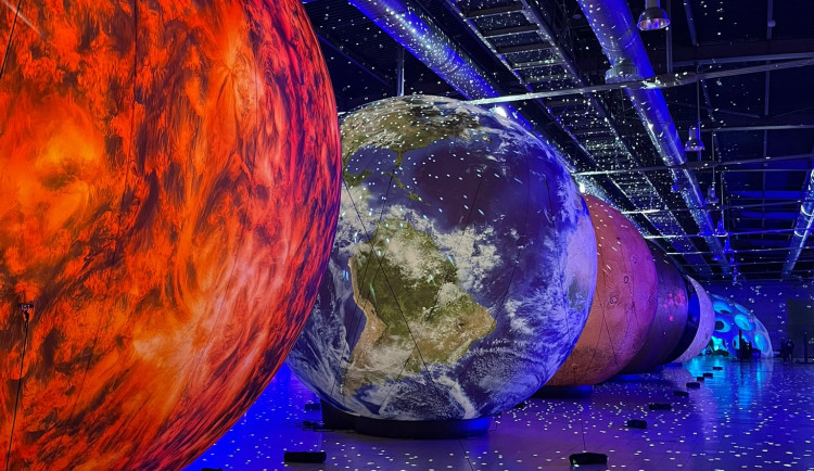 FOTOGALERIE: Prohlédněte si vesmír na výstavišti, láká Czech Space Pavilon