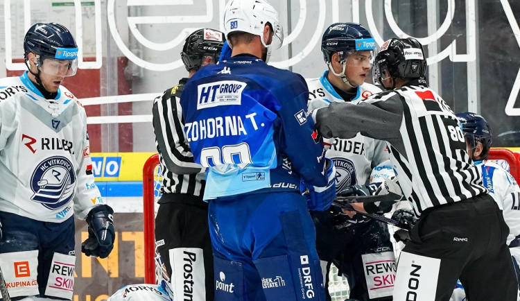 Hokejisté Brna porazili Vítkovice 4:1 a vrátili se na druhé místo tabulky