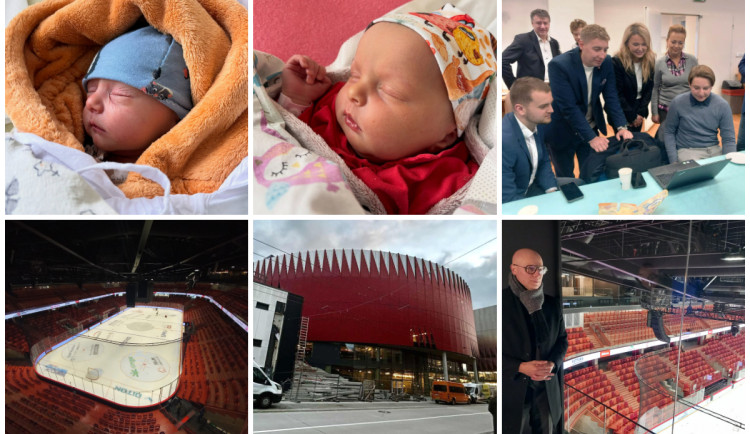 ŘÍJEN NA DRBNĚ: Volební zpravodajství, raritní porod dvojčat, Horácká aréna se otevřela