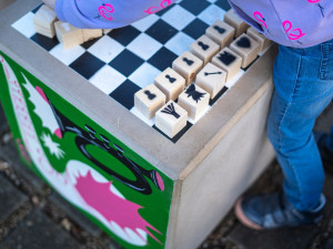 Kohoutovice mají venkovní šachy bez zámku, figurky hlídá celé sídliště