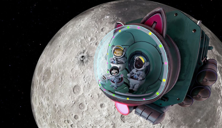 Malí kosmoplavci, vydejte se na kočičí dobrodružství za superúplňku