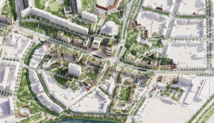 Část Brno-jih vybrala návrh, podle kterého se promění širší centrum Komárova