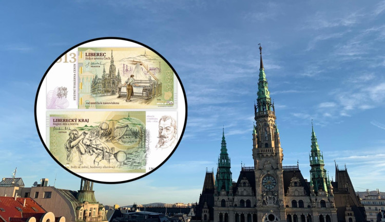 Bankovky s místy v Libereckém kraji jsou kompletní. Přibyly další čtyři motivy