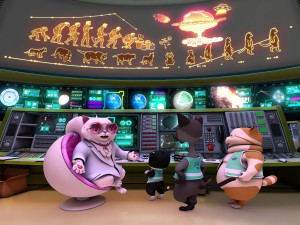 Kočičí dobrodružství na vesmírné stanici