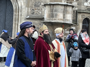 Brňané oslavovali Tři krále. Kašpar, Melichar a Baltazar s velbloudy prošli městem