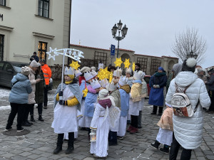 Brňané oslavovali Tři krále. Kašpar, Melichar a Baltazar s velbloudy prošli městem