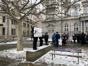 VIDEO: Švihlým krokem napříč Brnem. Centrum města rozhýbal bláznivý pochod