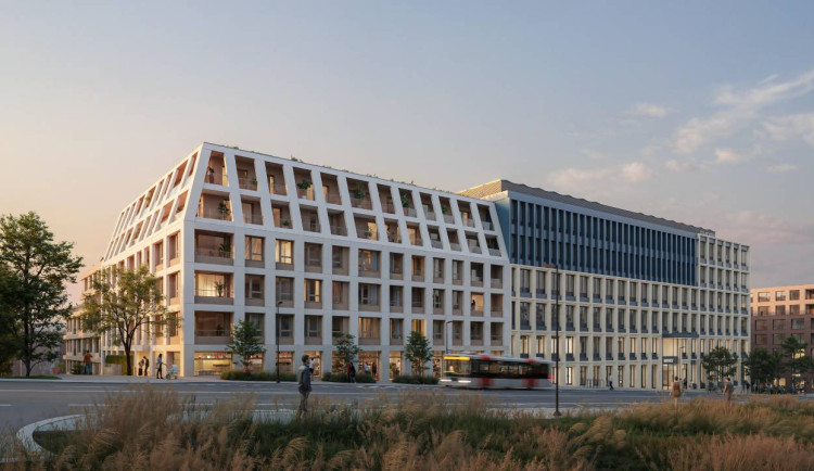 Dvory Vysočany nabídnou stovky bytů, druhá etapa má zelenou