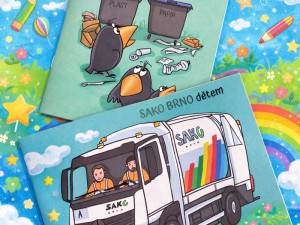 Brněnští popeláři budou dětem rozdávat pohádky a omalovánky 