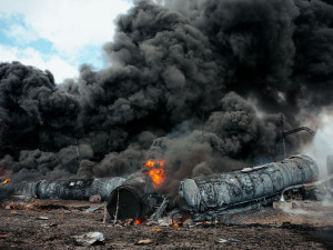 Zásah u havárie benzenu očima hasiče. Petr Andráško bodoval v Czech Press Photo