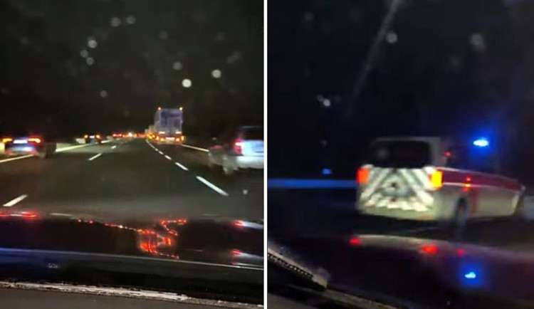 Šlo o minuty. Policie eskortovala po D5 německou sanitku jedoucí pro srdce do Prahy