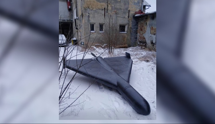 V centru Brna se objeví ruský dron. Má připomenout, že i Česko může být cíl