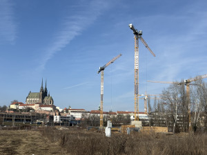 FOTO: Brno staví severní bulvár k nádraží, hotovo má být do léta 2027