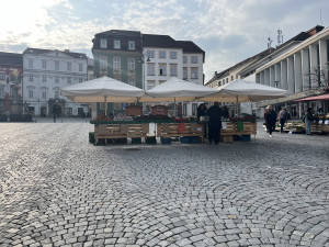 FOTO: Zelný trh po zimě ožívá. Lidé tam nakoupí bylinky nebo sazenice