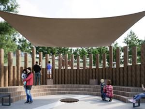 VIZUALIZACE: V brněnské zoo staví výběh pro jelena, který se vrátil ze záhrobí