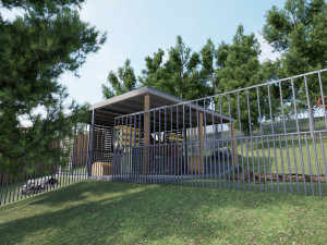 VIZUALIZACE: V brněnské zoo staví výběh pro jelena, který se vrátil ze záhrobí