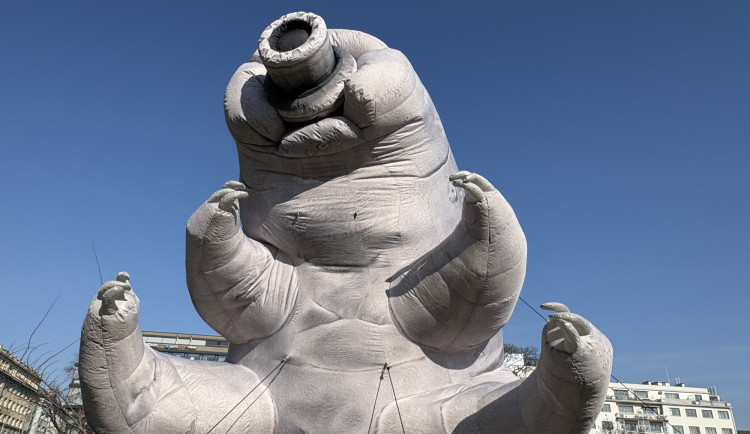 FOTO: Moravák obsadila obří nafukovací monstra. Připomínají svět, který běžně nevidíme