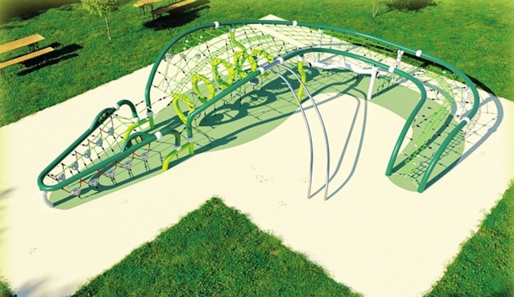 Dětská hřiště ve tvaru zvířátek jsou hitem, obvody teď obohatí včela i krokodýl