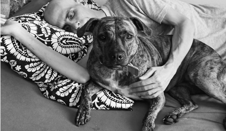 Miroslav se svou psí parťačkou