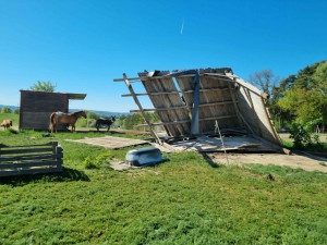 Boskovicemi se prohnal vzdušný vír. Rarášek řádil ve westernovém městečku