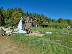 Boskovicemi se prohnal vzdušný vír. Rarášek řádil ve westernovém městečku