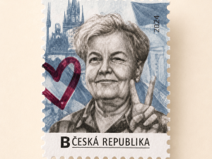 Dana Drábová je na známce, výtěžek z prodeje půjde na pomoc Ukrajině